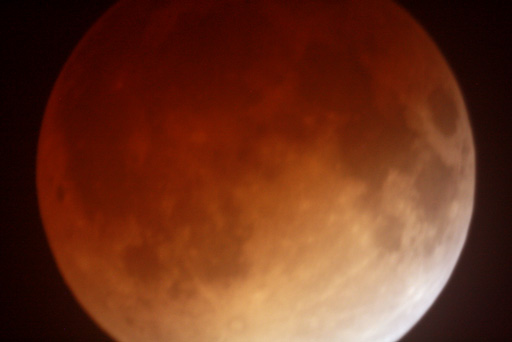 "lunar eclipse in telescope 2"